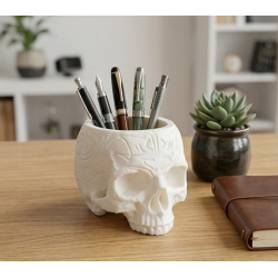 DeskLegends Erlik Han Kafatası Kalemlik | Dekoratif Organizer
