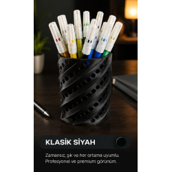 Spiral Kalemlik | Modern Masaüstü Organizer