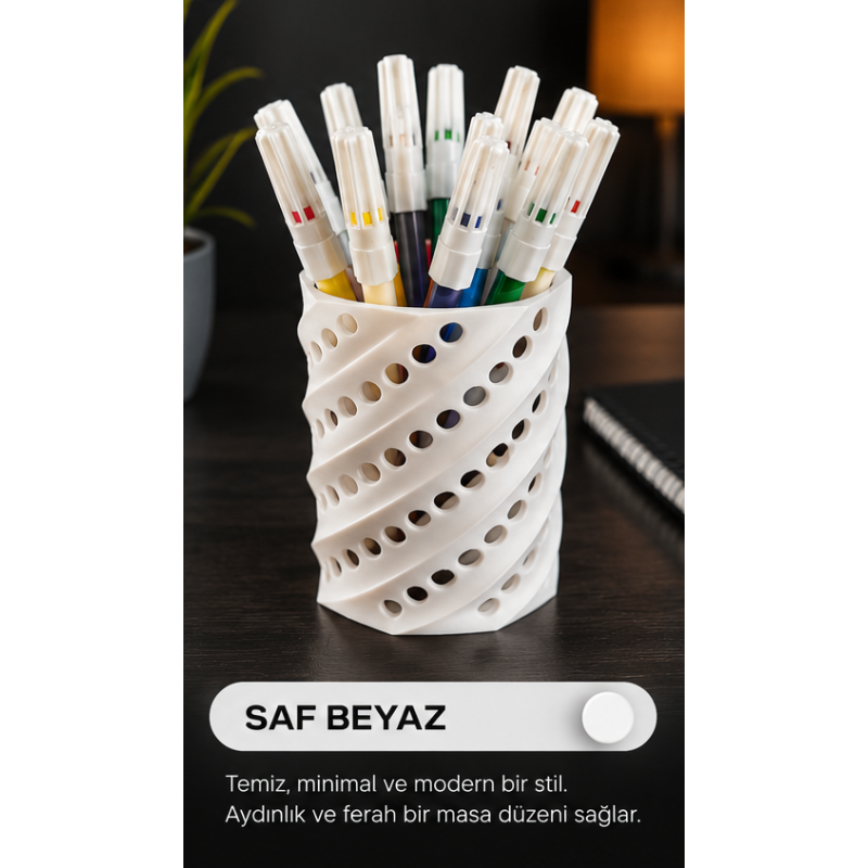 Spiral Kalemlik | Modern Masaüstü Organizer