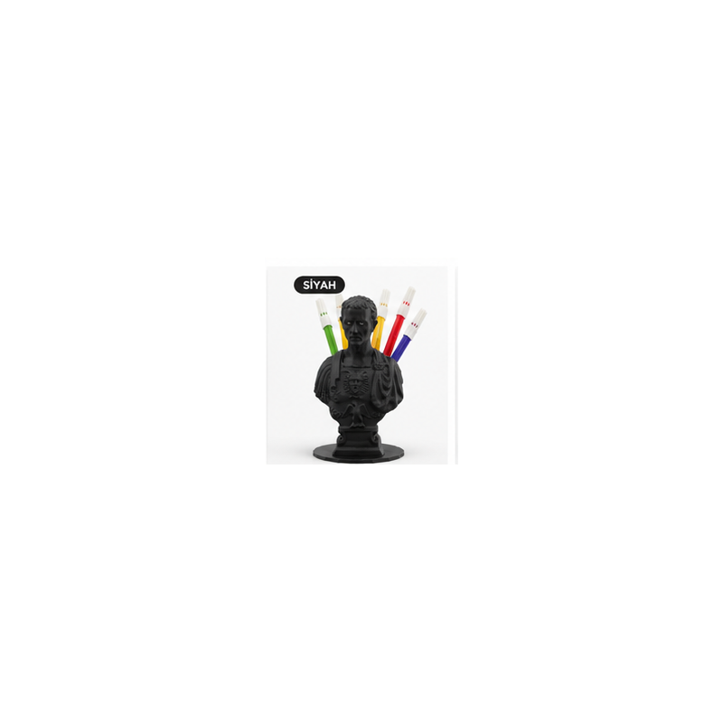 DeskLegends Roma İmparatoru Sezar Kalemlik | Dekoratif Organizer